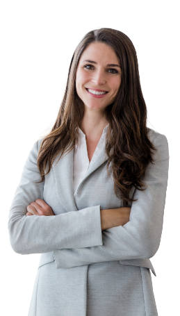 Professional woman discussing targeted digital marketing strategies for business growth